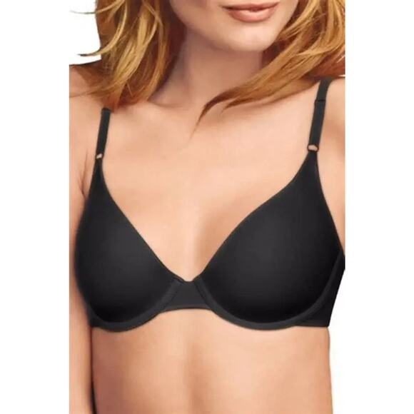 Maidenform Womens One Fab Fit Demi T-Shirt Bra Black Size 36D 0544 - Picture 2 of 2